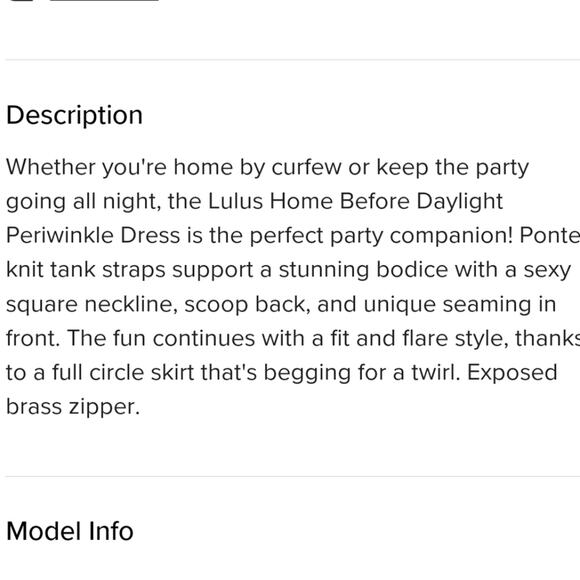 Lulus Home Before Daylight Periwinkle Mini Skater Dress - Picture 5 of 6